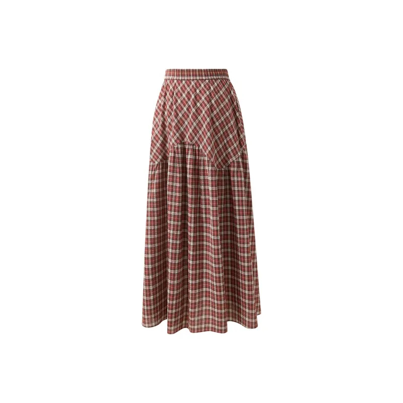 3COLOUR Casual Long Skirt Women's-1