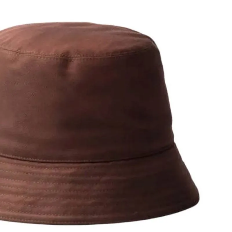 PRADA Cotton Bucket Hats Unisex Dark Brown-2