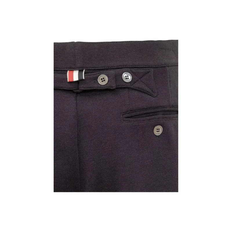 THOM BROWNE Logo Patch Shorts-3