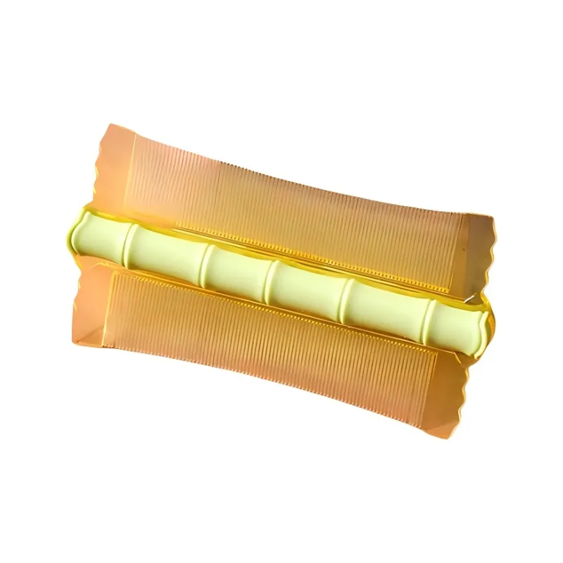 ZHENZI Dandruff Treatment Ultra Fine Toothbrush Bamboo Comb Dandruff Removal-2