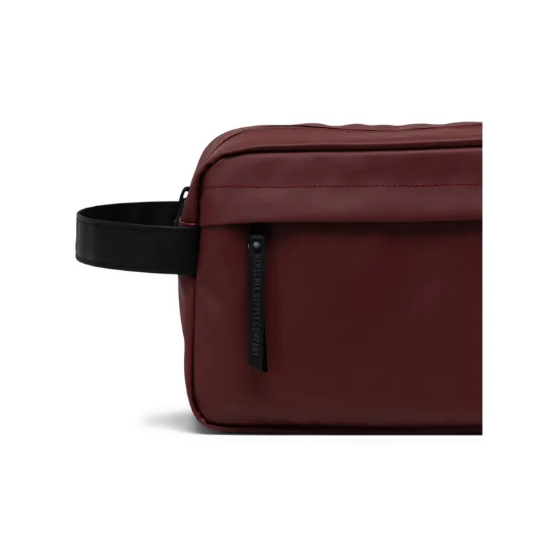 Herschel Recycled Material Storage Bag Clutch Regular Unisex Dark Red Color-4