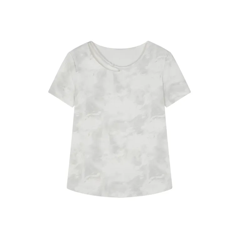 Mo Han Yi Mei T Shirt Women's Ivory White-0