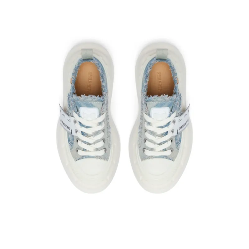 SMILEREPUBLIC SMILE QUEEN Wear resistant And Lightweight Low Top Canvas Shoes Unisex-2