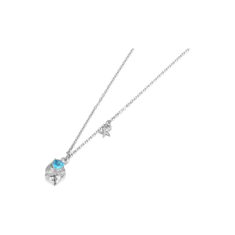 Clect Synthetic Cubic Zirconia Necklaces Women's-1
