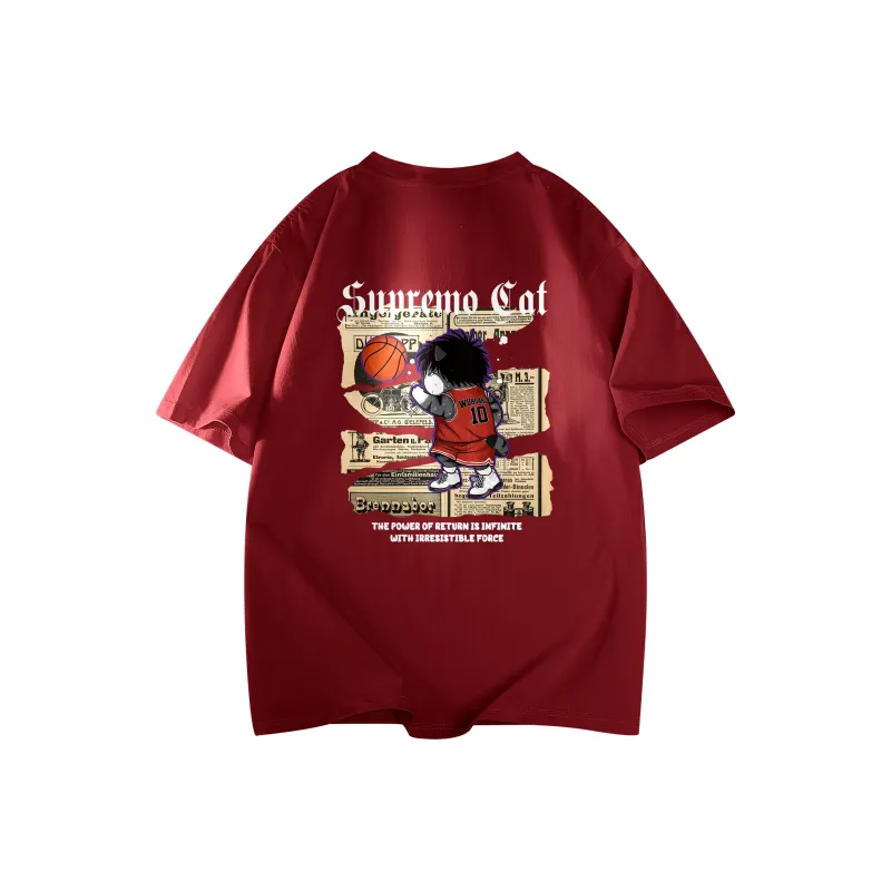 Supremo Cat T Shirts Unisex-8