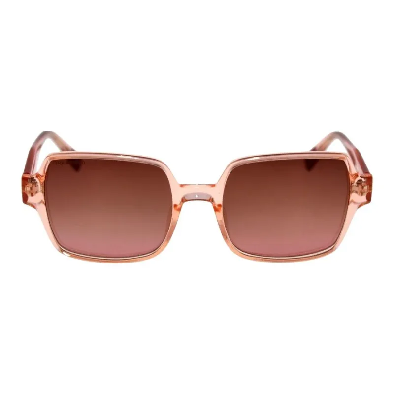 Mr Wonderful Acetate Square Sunglasses Women's Brown-0
