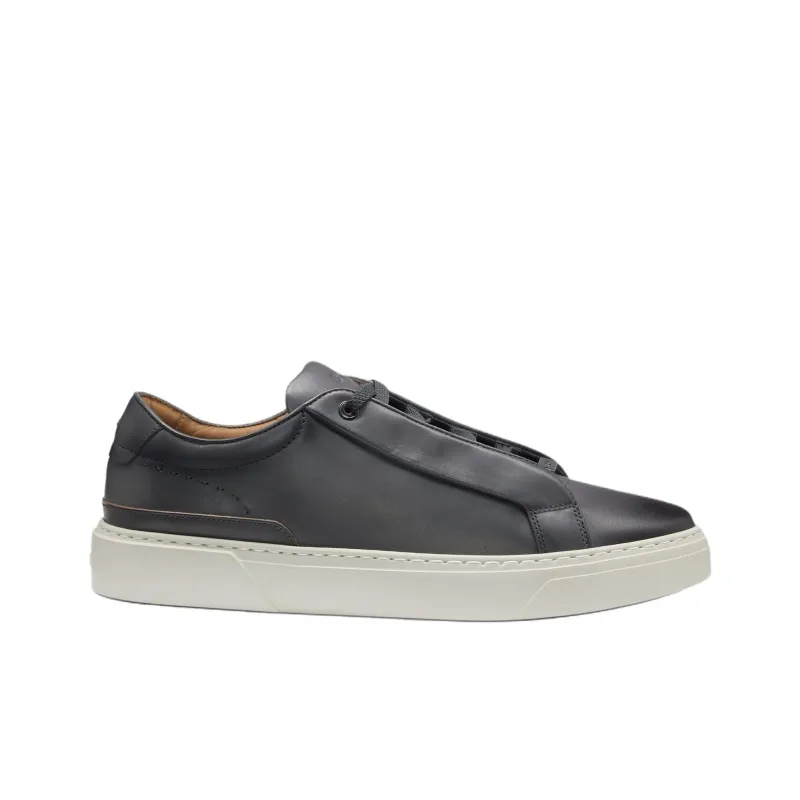 HUGO BOSS Gary Low Top Skateboard Shoes Men's Dark Gray-1