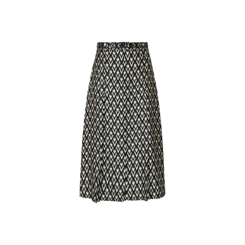 Valentino Casual Long Skirt Women's Black-0