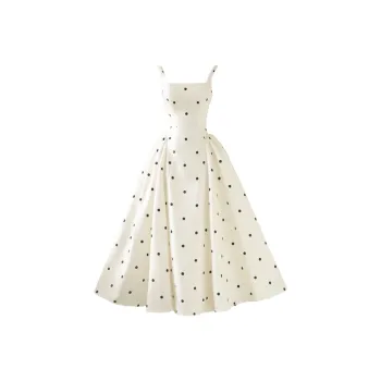 POPO.INFO Slip Dresses Women's Polka Dot