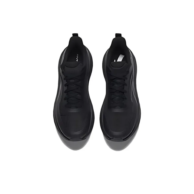 Anta Cloud Trail Anti Slip And Wear Resistant Coverage Low Top Training Running Shoes Men's Black-2
