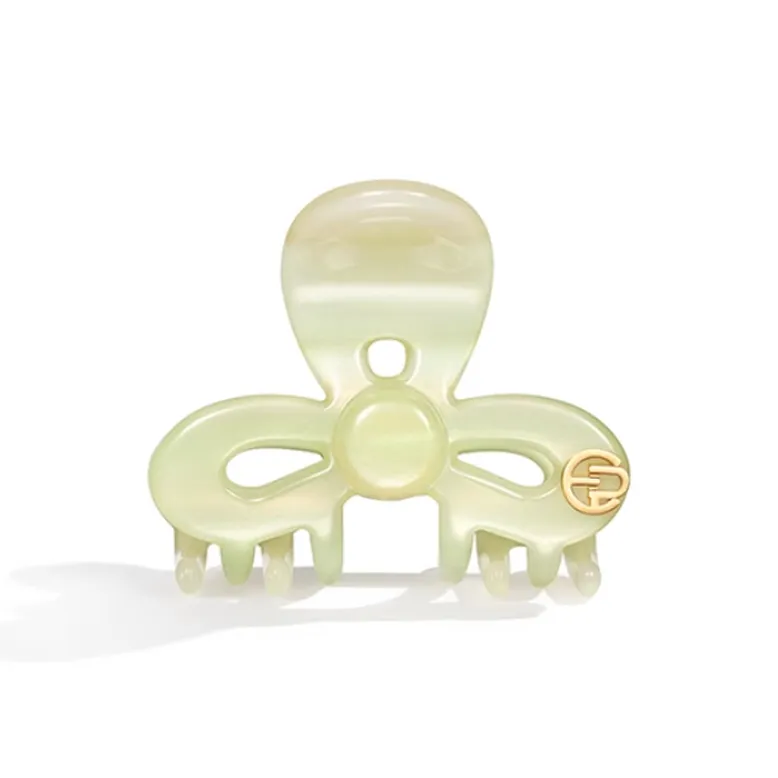 EVITA PERONI Acetate Plate Hair Clips Women's Mint Green-0