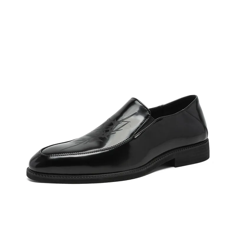 MUYI Men's Casual Shoes Men Low Top Black-0