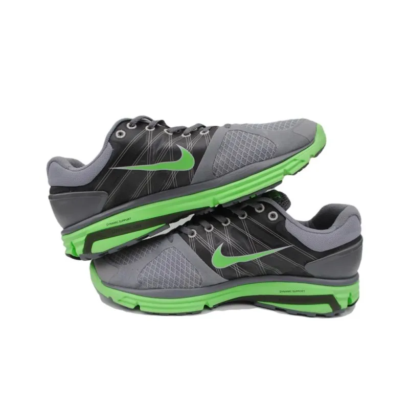 Nike LunarGlide+ 2 'Stealth Neo Lime'-3