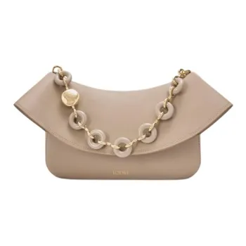 LOEWE Calfskin Shoulder Bag, Crossbody Bag, Handbag Medium Size Women's Sand