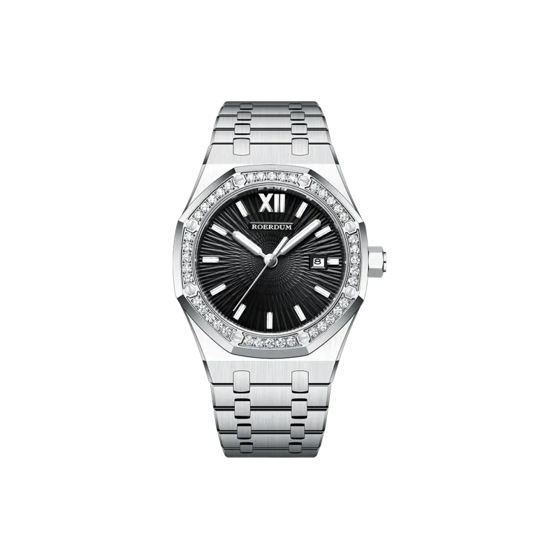 ROERDUM God Of War Series Automatic/Manual Mechanical Movement Stainless Steel Watchband Watch Men's Watches White Dial-4