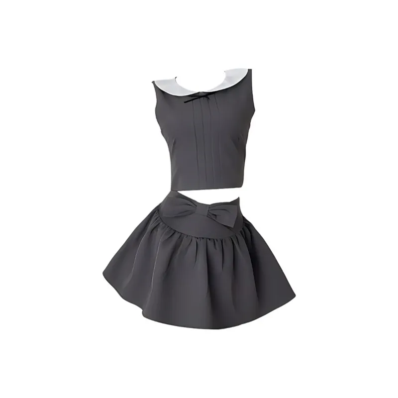 SISC Two Piece Skirt Sets Women's-0