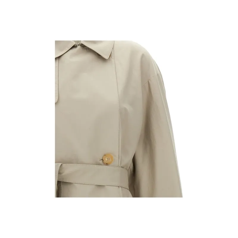 MaxMara Strench Double Breasted Belted Coat-3
