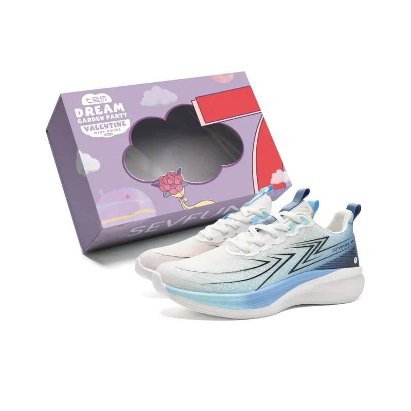7 SEVFUN Low Top Running Shoes Unisex Yellow With Wave Base-45