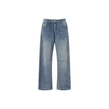 PAINT STAIN Jeans Unisex Blue