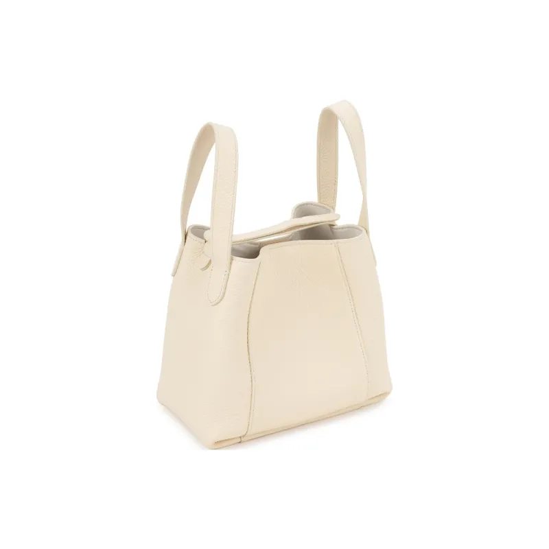 VENOF Top Grain Cow Leather Bucket Bag, Shoulder Bag, Crossbody Bag, Handbag Trumpets Women's Multicolor-7