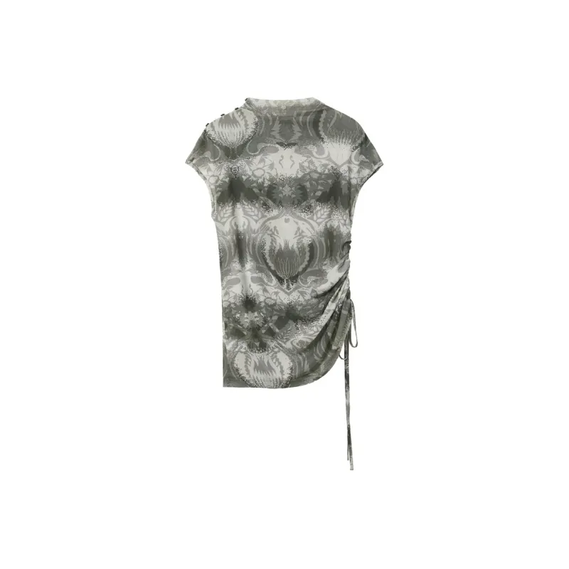 3COLOUR T Shirt Women's Silent Gray Blended-1