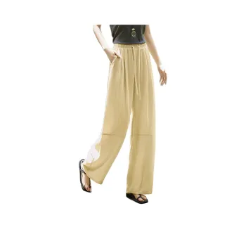 XWI Casual Pants Women's Light Yellow