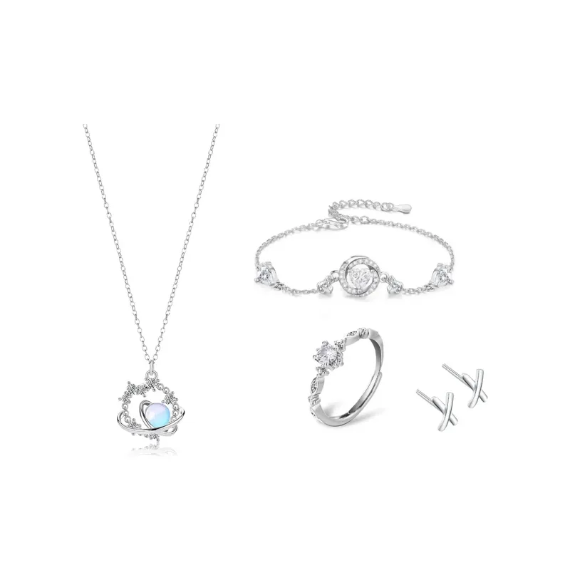 Asia Star Alloy Necklaces Women's-11