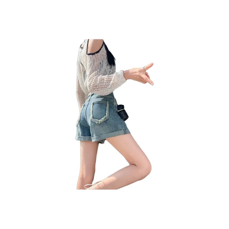 Concubine Zhu Denim Shorts Women's-1