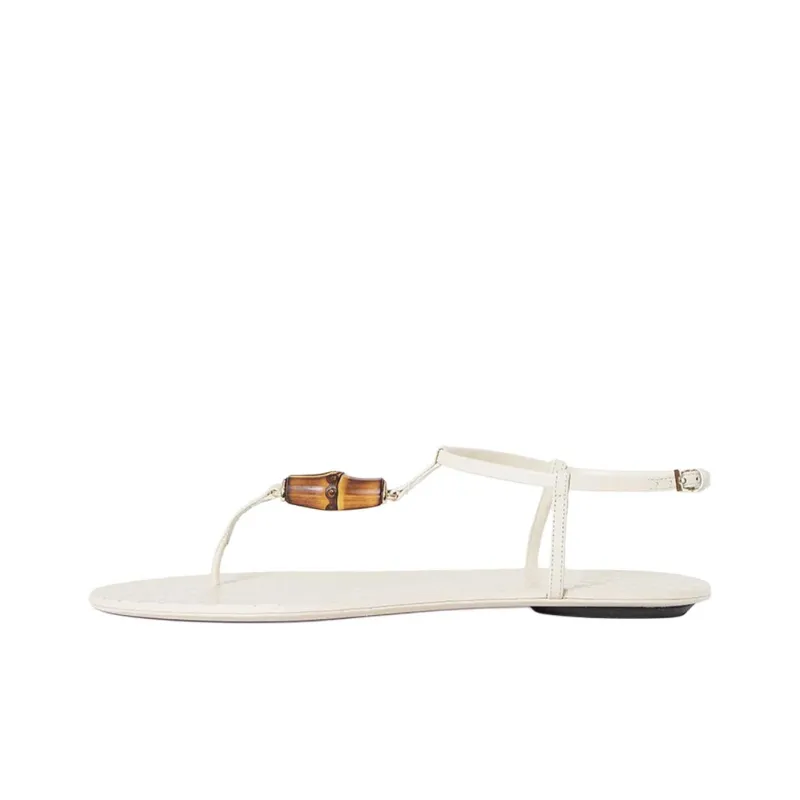 GUCCI One Strap Sandals Women's White-0