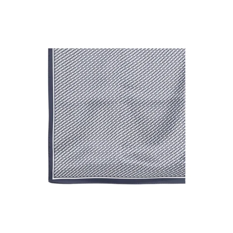 Tagliatore Silk Scarves Men's Blue-2