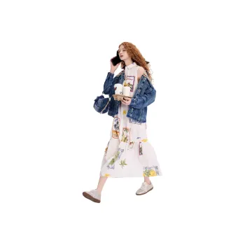 Desigual Denim Jackets Women's Medium Blue Denim