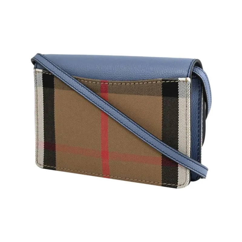 Burberry Canvas Bag, Shoulder Bag, Crossbody Bag Women's Light Blue-2