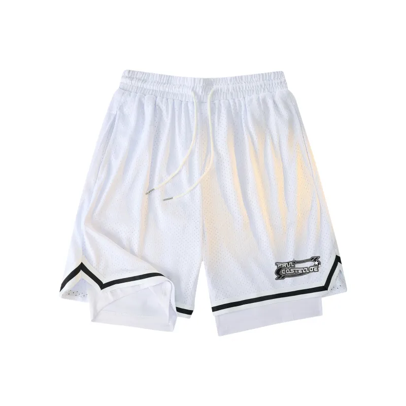 PAUL COSTELLOE Basketball Shorts Unisex-5