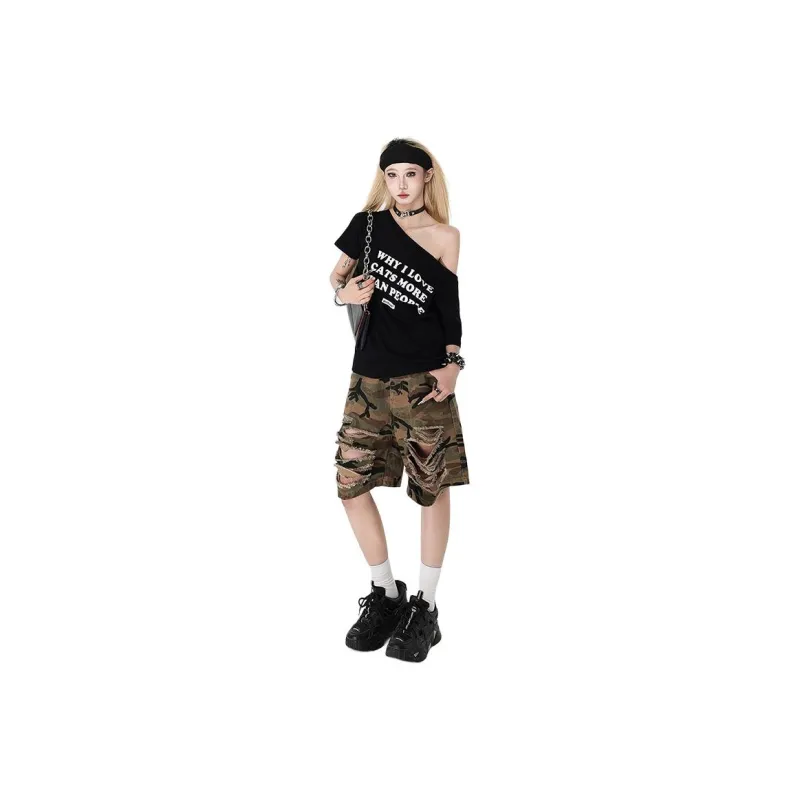 Ordifen Denim Shorts Women's-12