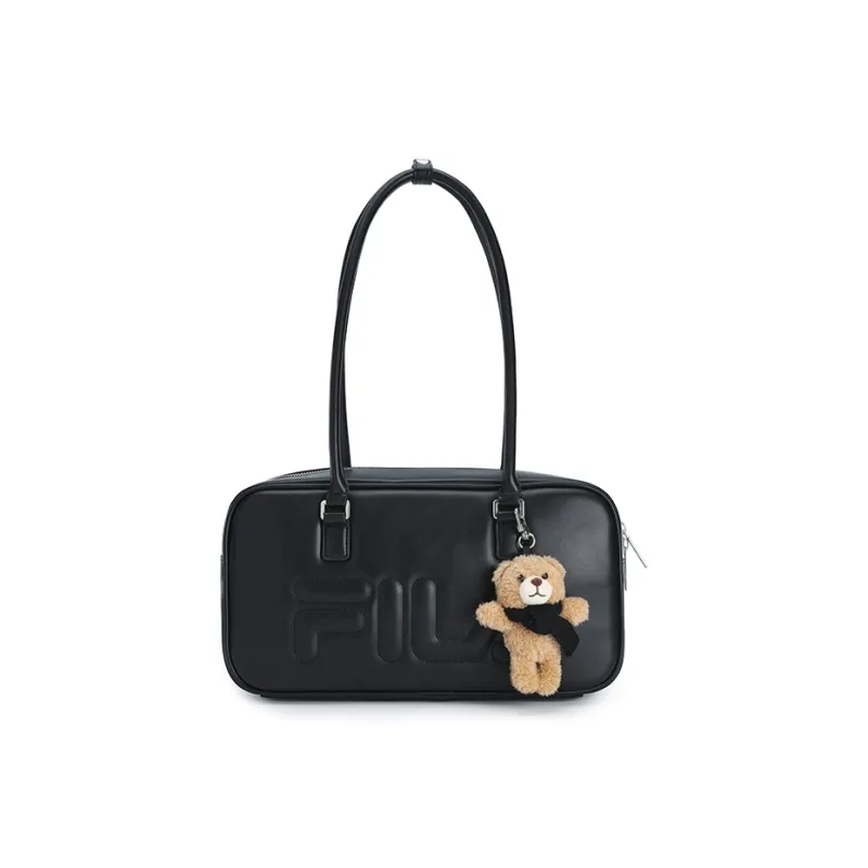 FILA ORIGINALE PU Shoulder Bag Women's Jet Black-0