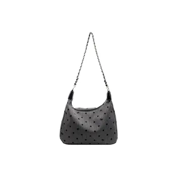 Juju Jimmy Canvas Shoulder Bag Regular Women's Black Gray
