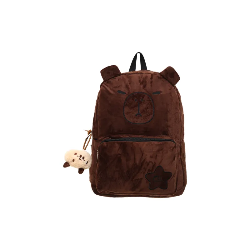Parker Bear Plush Backpack Unisex Multicolor-13