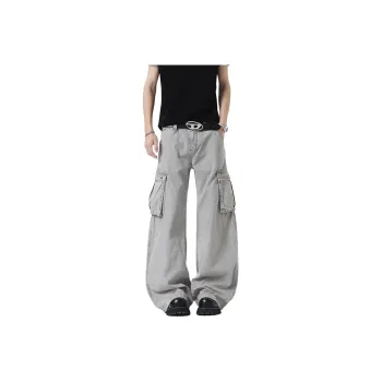 KLAMMKICKS Cargo Pants Unisex Gray