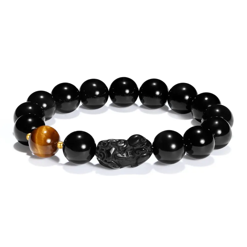 ZKY Obsidian Jade Bracelets Unisex-0