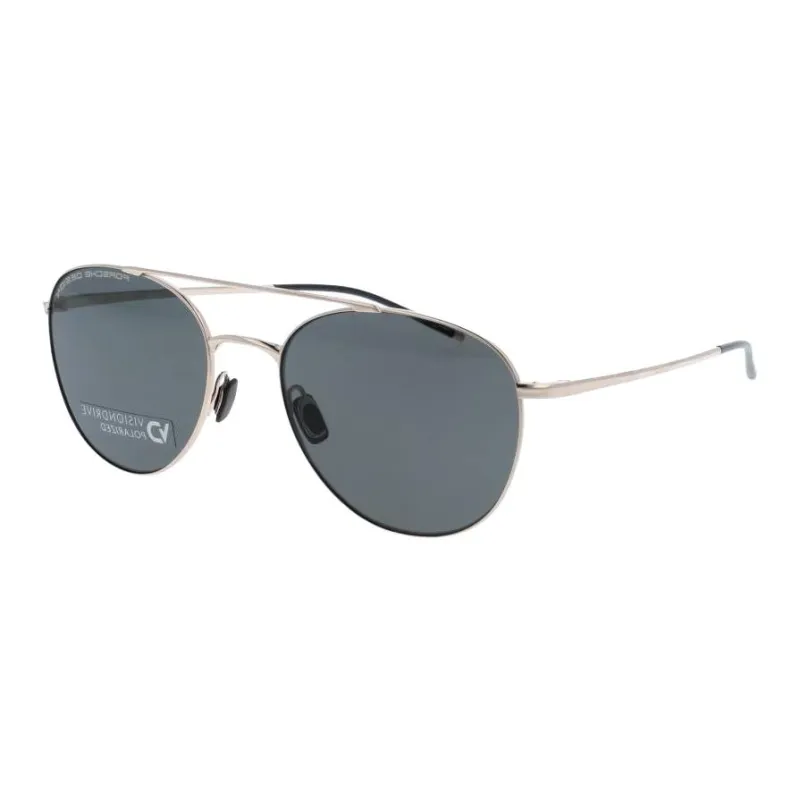PORSCHE DESIGN Titanium Aviator Sunglasses Men's Gold-0