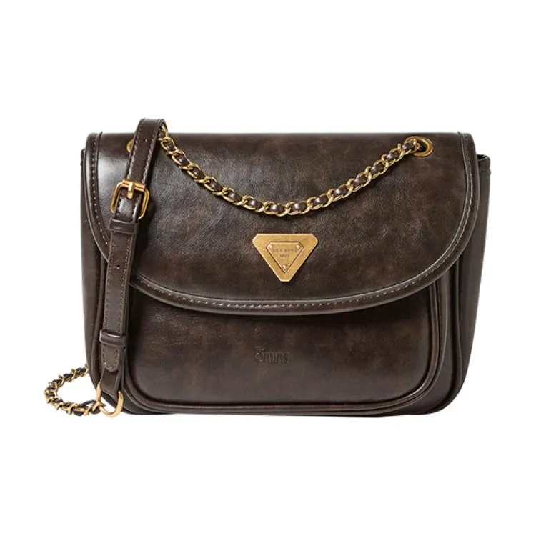 15 MINS Synthetic Leather Messenger Bag Crossbody Bag Shoulder Bag Regular Women's Coffee/Brown/Black-4