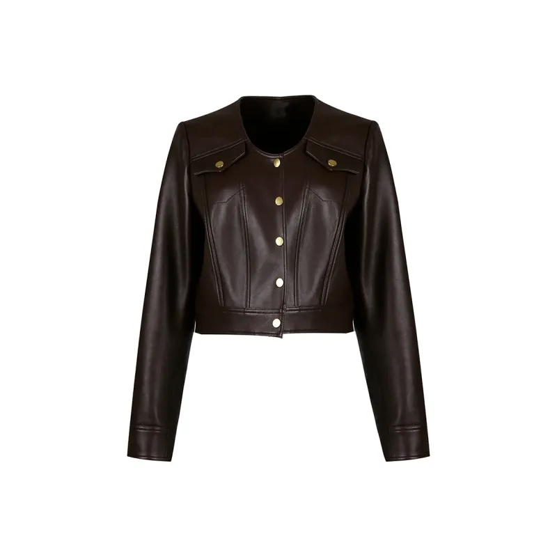 Caroline Leather Jacket Women's-0