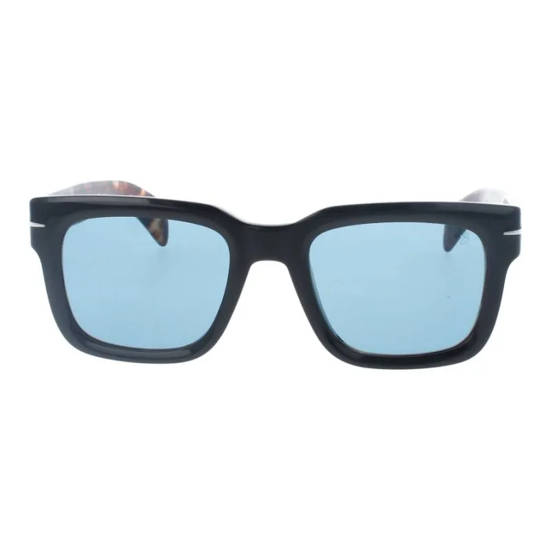 David Beckham Acetate Square Sunglasses Men's Black-1