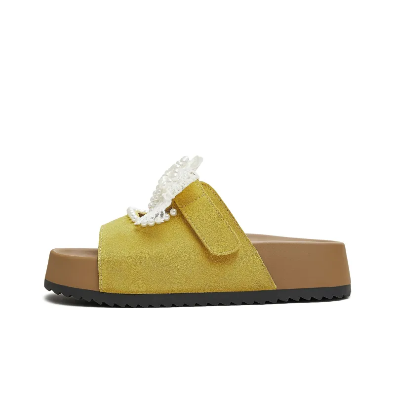 Teenmix Rubber Sole Slide Slippers Women's-5