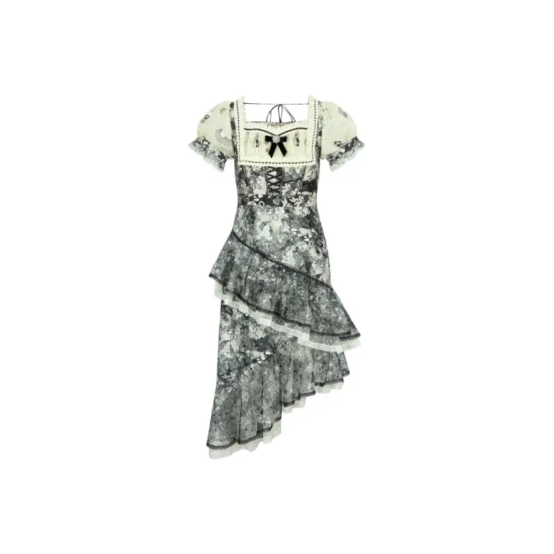 LULUALWAYS Short Sleeved Dress Women's-0