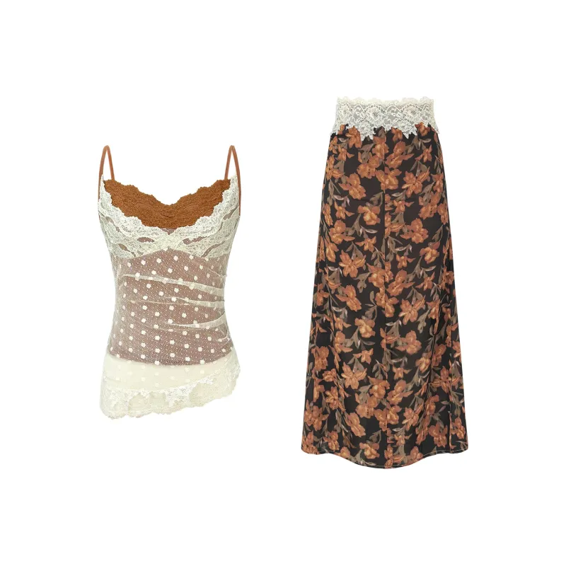 Pa33word Two Piece Skirt Sets Women's-0