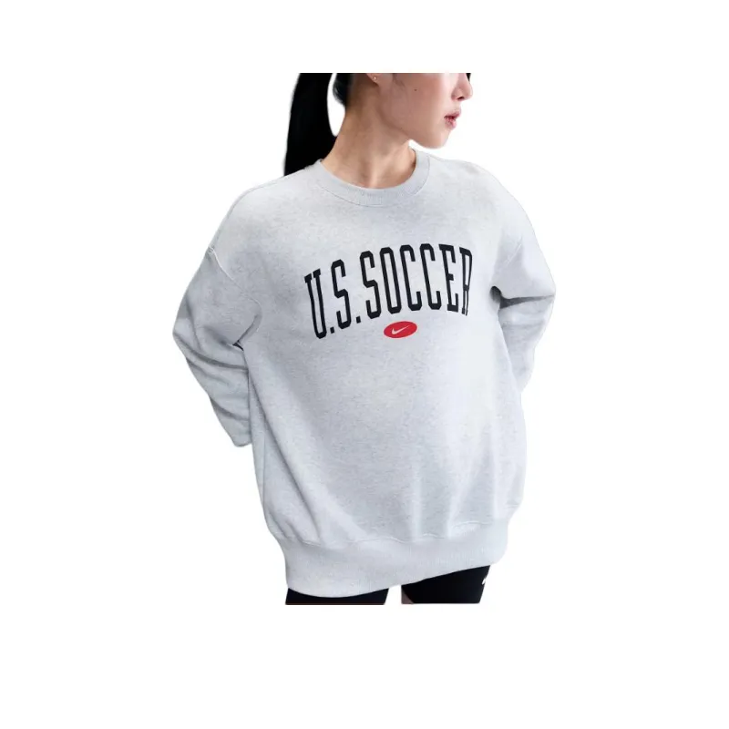 Nike Usa Phoenix Fleece Women's Nike Soccer Oversized Crew Neck Sweatshirt-0