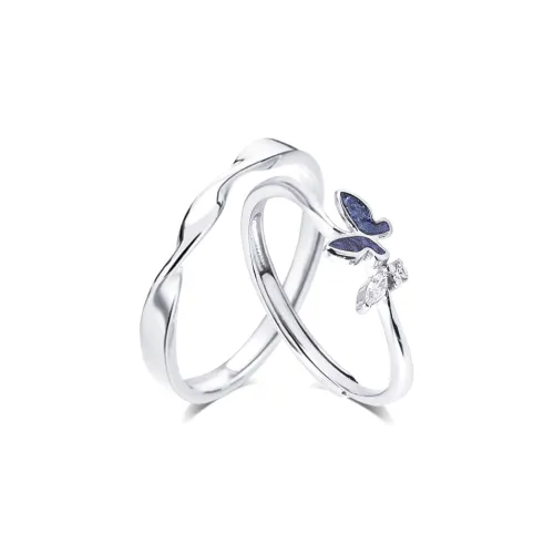 KUMET Sterling Silver Rings Unisex