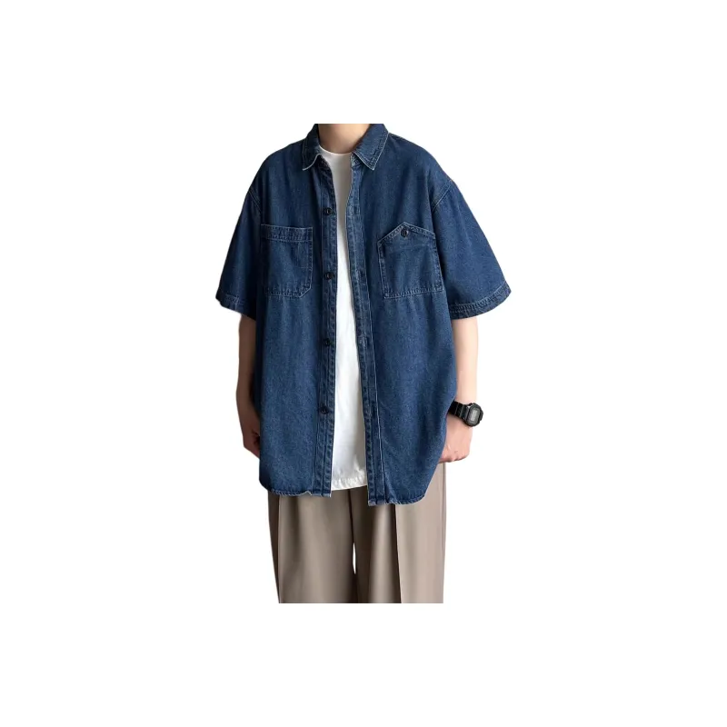Fakeyoung Shirts Unisex Blue-0