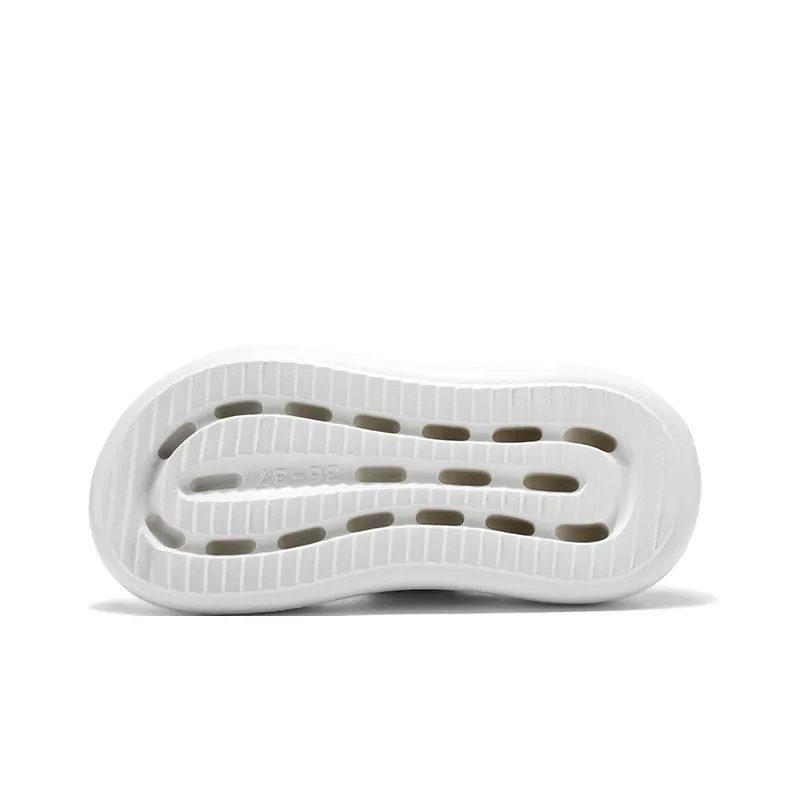 Binary EVA Cut Out Quick Dry Slip Resistant Slide Slippers Women's White-3